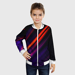 Бомбер детский Multicolored, цвет: 3D-белый — фото 2