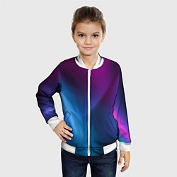 Бомбер детский Multicoloured, цвет: 3D-белый — фото 2