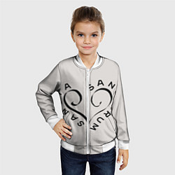 Бомбер детский Святая святых, цвет: 3D-белый — фото 2