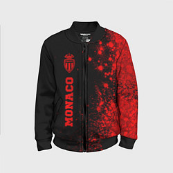 Детский бомбер Monaco - red gradient по-вертикали