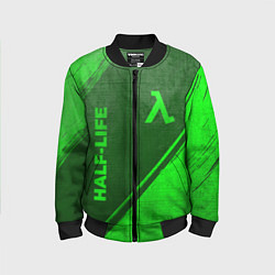Детский бомбер Half-Life - green gradient вертикально