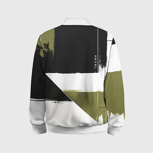 Детский бомбер Haval логотип / 3D-Белый – фото 2