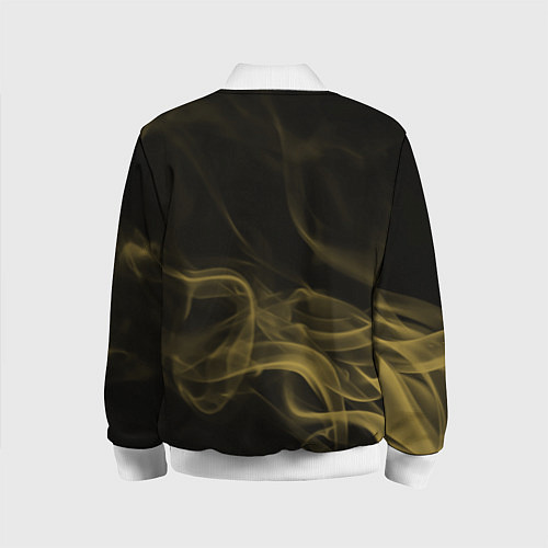 Детский бомбер Color smoke yellow / 3D-Белый – фото 2