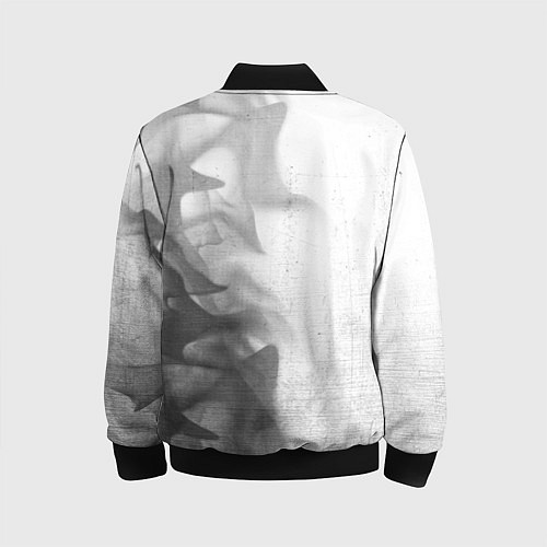 Детский бомбер Lifan - white gradient по-вертикали / 3D-Черный – фото 2