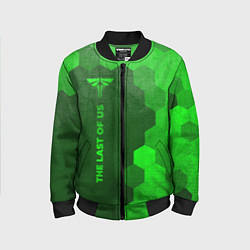 Детский бомбер The Last Of Us - green gradient по-вертикали