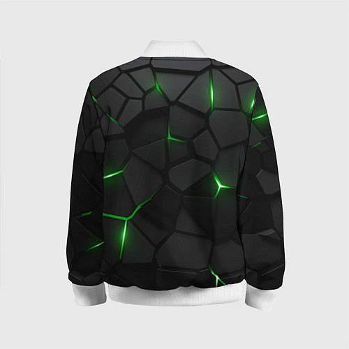 Детский бомбер Даллас Старз плиты с подсветкой / 3D-Белый – фото 2