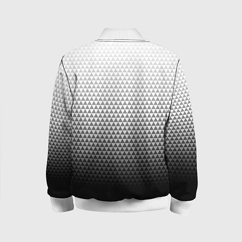 Детский бомбер Колорадо Эвеланш - черный градиент / 3D-Белый – фото 2