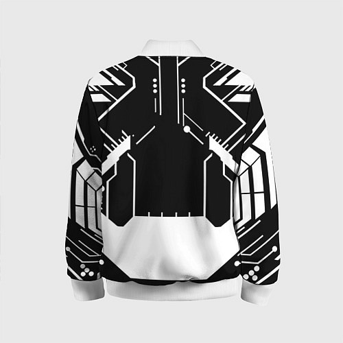 Детский бомбер Monster energy geometry / 3D-Белый – фото 2