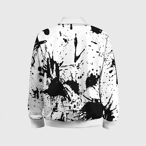 Детский бомбер Monster energy краски / 3D-Белый – фото 2