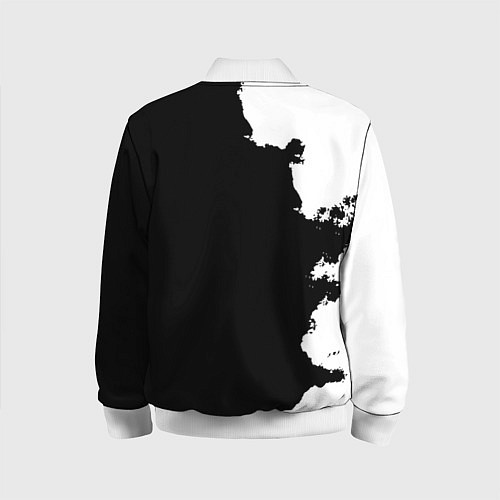 Детский бомбер Monster energy краски белые / 3D-Белый – фото 2