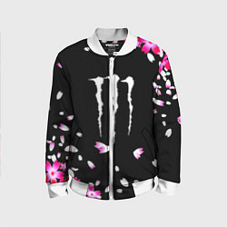 Детский бомбер Monster energy sakura