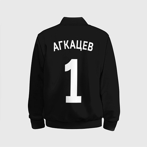 Детский бомбер Агкацев 1 - ФК Краснодар / 3D-Черный – фото 2