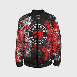 Детский бомбер Торонто Рэпторс - цветовой хаос