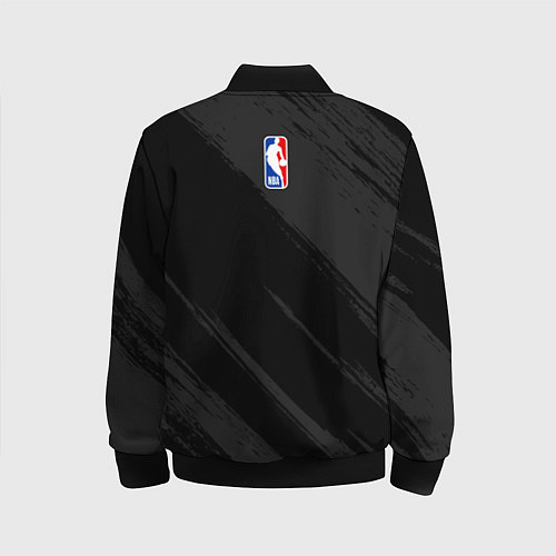 Детский бомбер Toronto Raptors - NBA team / 3D-Черный – фото 2
