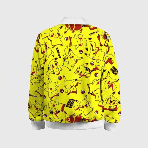 Детский бомбер Doom x pokemon / 3D-Белый – фото 2