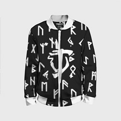 Детский бомбер Doom магические символы