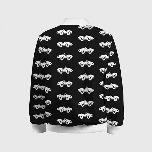 Детский бомбер Автомобили / 3D-Белый – фото 2