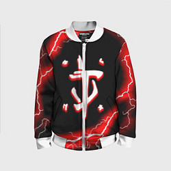 Детский бомбер Doom красный шторм