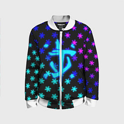 Детский бомбер Doom winter neon