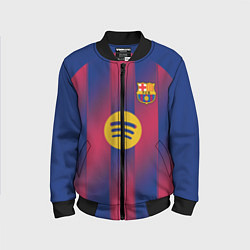 Бомбер детский Барселона домашняя форма 2025 2026, цвет: 3D-черный