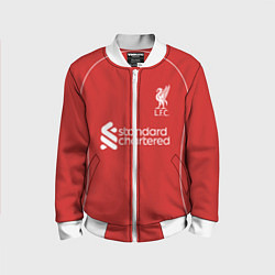 Бомбер детский Ливепрпуль домашняя форма 2025 2026, цвет: 3D-белый
