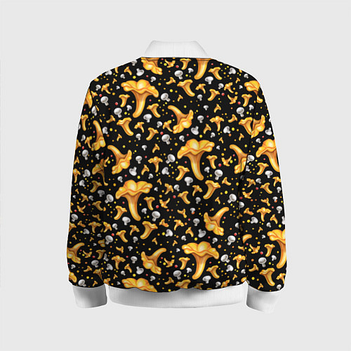 Детский бомбер Грибной дождик / 3D-Белый – фото 2