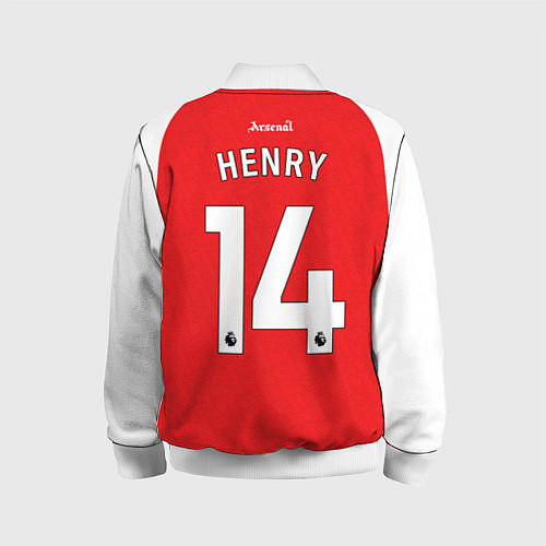 Детский бомбер Анри домашняя форма Арсенал 2025 2026 / 3D-Белый – фото 2