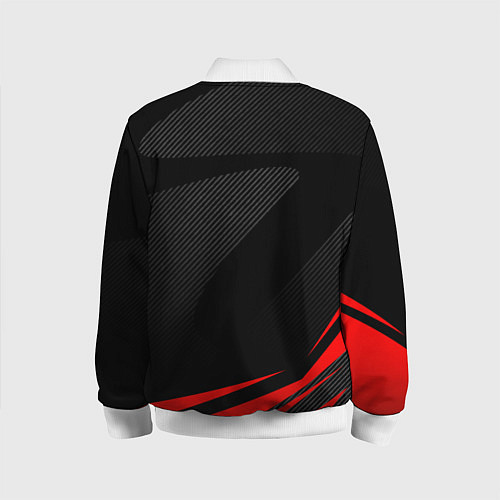 Детский бомбер Umbrella - спорт / 3D-Белый – фото 2