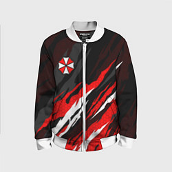 Детский бомбер Umbrella - красное пламя