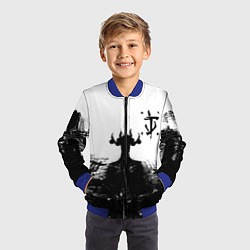 Бомбер детский Doom демон марса, цвет: 3D-синий — фото 2