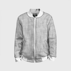 Детский бомбер Светлый серый текстурированный