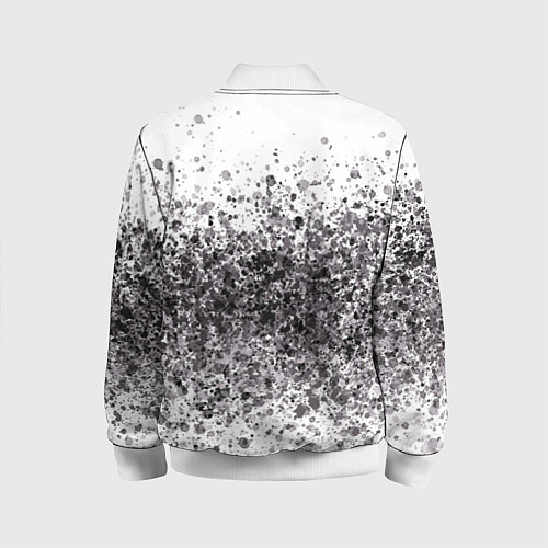 Детский бомбер Грязь / 3D-Белый – фото 2
