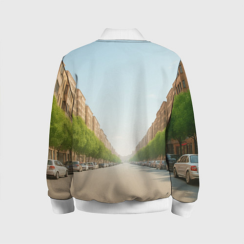 Детский бомбер Фриго Камело мем / 3D-Белый – фото 2