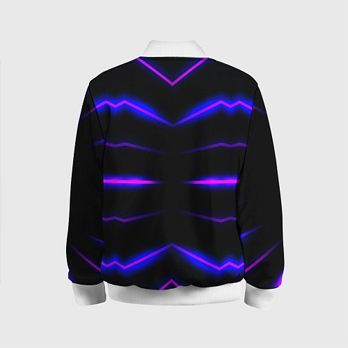 Детский бомбер Color multicoloured neon / 3D-Белый – фото 2