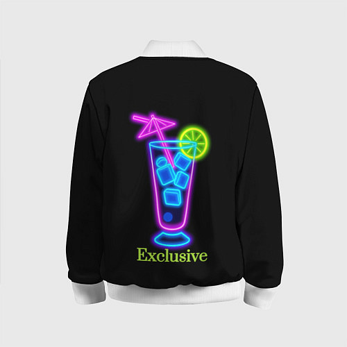 Детский бомбер Exclusive / 3D-Белый – фото 2
