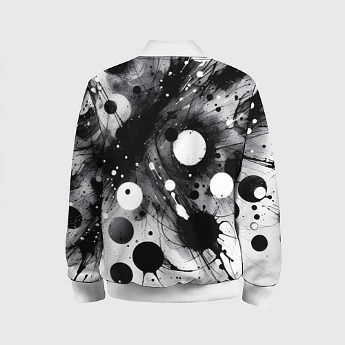 Детский бомбер Abstract fantasy pattern - Milano / 3D-Белый – фото 2