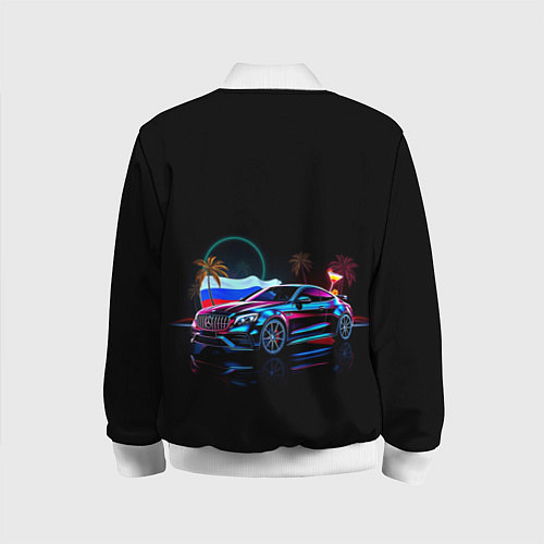 Детский бомбер Mercedes amg / 3D-Белый – фото 2