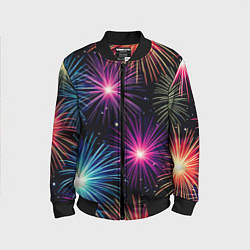 Детский бомбер Стилизованный праздничный салют