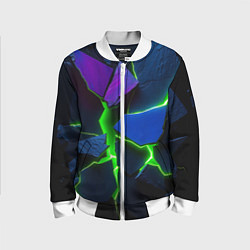 Детский бомбер Neon tile