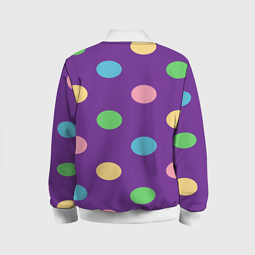 Детский бомбер Radius color / 3D-Белый – фото 2