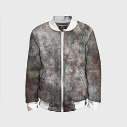 Детский бомбер Абстракция - gray stone