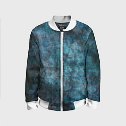 Детский бомбер Абстракция - dark blue