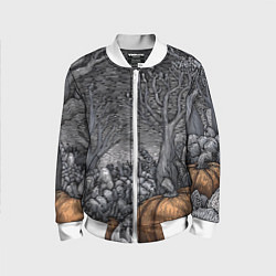 Детский бомбер Осенние шалости духов