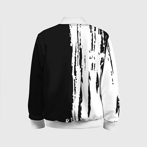 Детский бомбер Tottenham Hotspur белые краски / 3D-Белый – фото 2