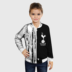 Бомбер детский Tottenham Hotspur белые краски, цвет: 3D-белый — фото 2