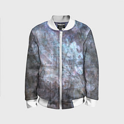 Детский бомбер Абстракция - gray-blue hurricane