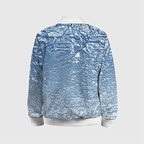 Детский бомбер Налипший снег / 3D-Белый – фото 2