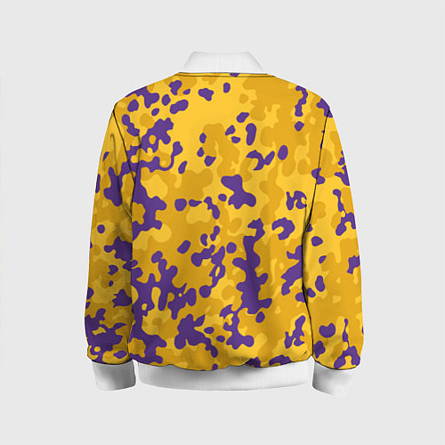 Детский бомбер NBA LA Lakers / 3D-Белый – фото 2