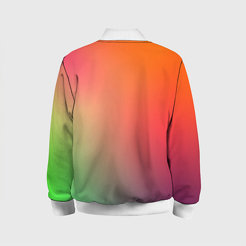 Детский бомбер Color multicolored / 3D-Белый – фото 2