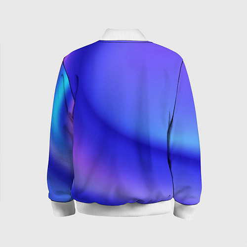 Детский бомбер The color is multicolored / 3D-Белый – фото 2